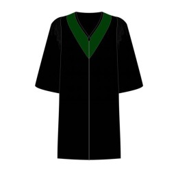 設計黑色撞色綠色畢業袍    訂製黑色尼龍拉鏈    100%polyeser    天主教伍華中學    畢業袍生產商  想大學校董/教授袍 DA609 設計黑色撞色綠色畢業袍    訂製黑色尼龍拉鏈    100%polyeser    天主教伍華中學    畢業袍生產商  想大學校董/教授袍 DA609